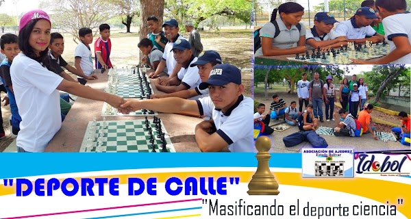 AJEDREZ EN ACCIÓN CON "DEPORTE DE CALLE" MASIFICANDO LA ACTIVIDAD DEPORTIVA. AJEDREZ EN ACCIÓN CON "DEPORTE DE CALLE" MASIFICANDO LA ACTIVIDAD DEPORTIVA.