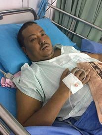 Khem Raj Gurung admitted to the ICU