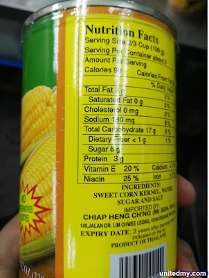 Corn product Malaysia