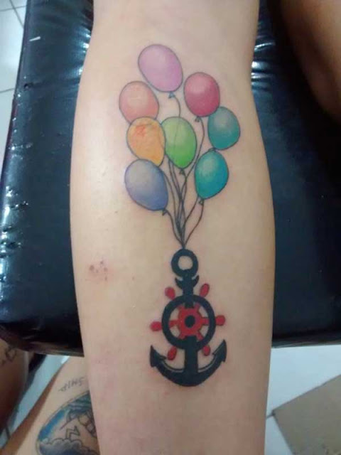 tatuagens de balões para as meninas tatuagens de balões para as meninas