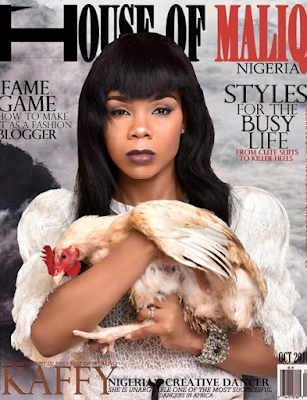 Image result for Ebube Nwagbo and Kaffy cover House of Maliq October edition