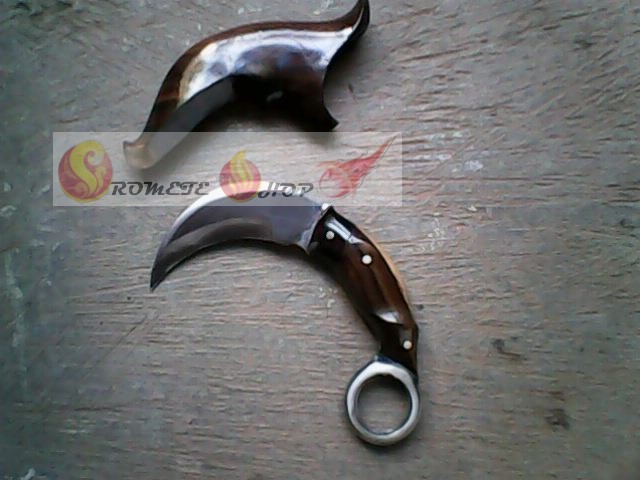 JUAL CURVED BALISONG, TRENCH KNIFE, KERAMBIT MURAH