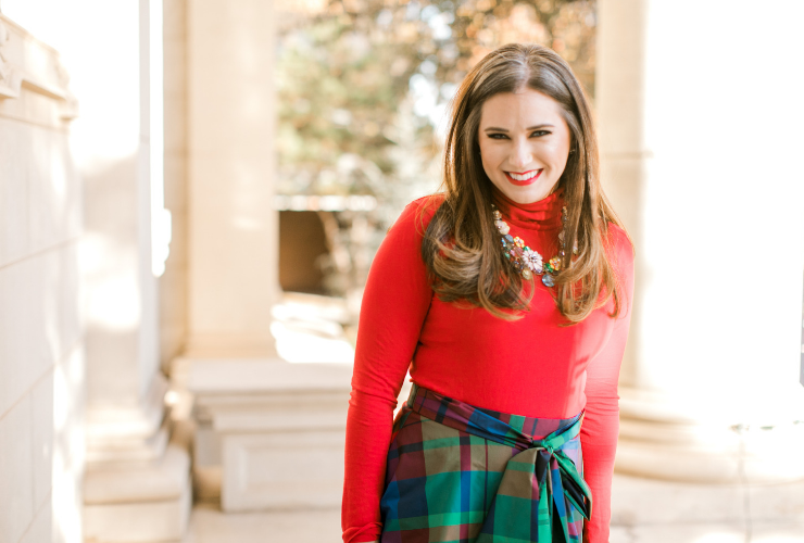 The Perfect Plaid Skirt for the Holidays