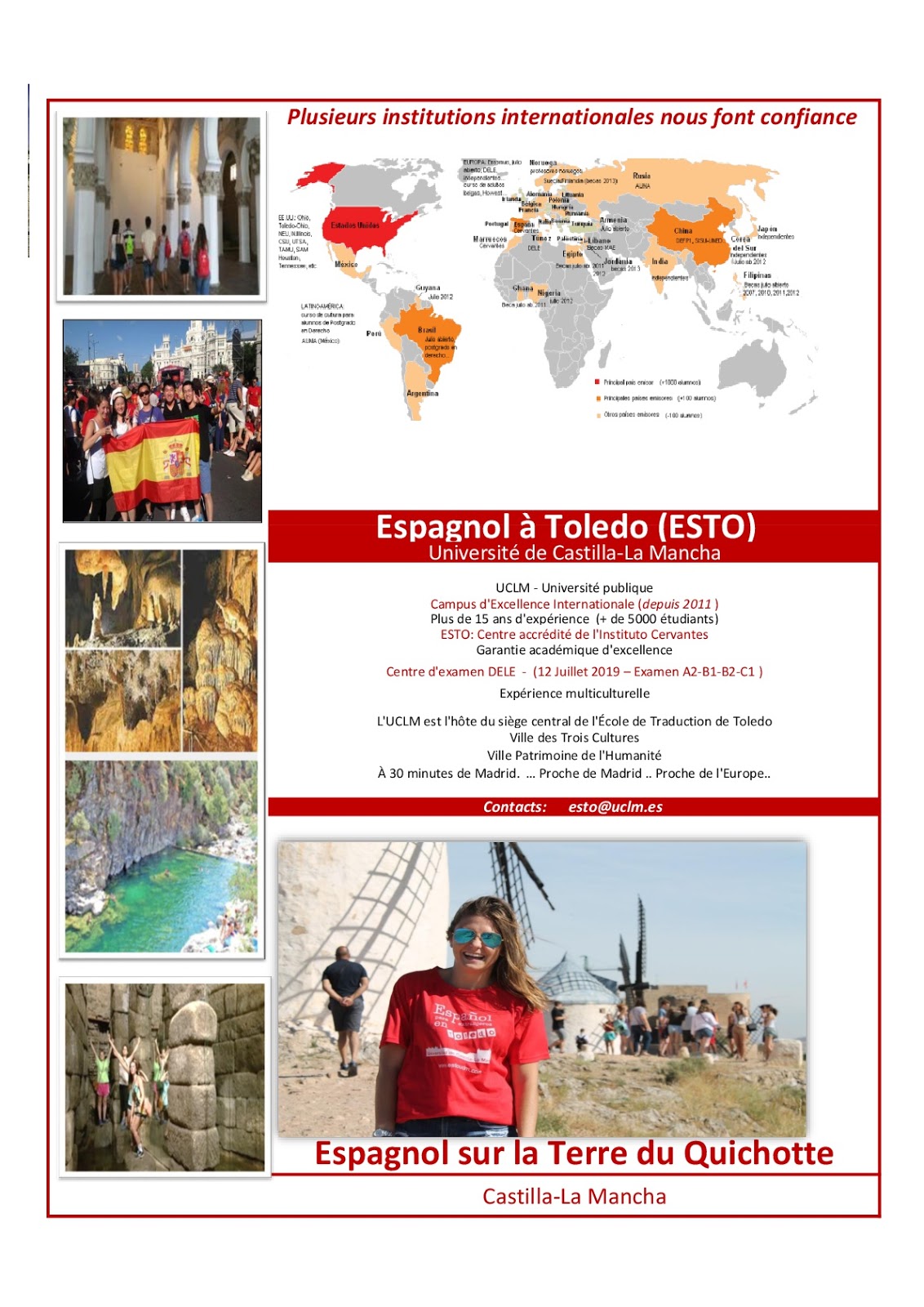 Viviendo el Español en la YMCA Curso Intensivo de verano. Lengua y la cultura española