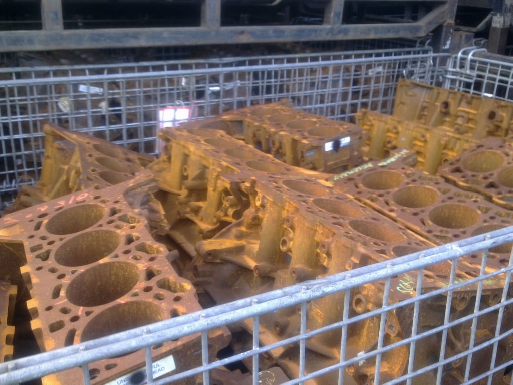 CAST IRON SCRAP Engine Blocks and Crankshafts IRON METAL SCRAP AND