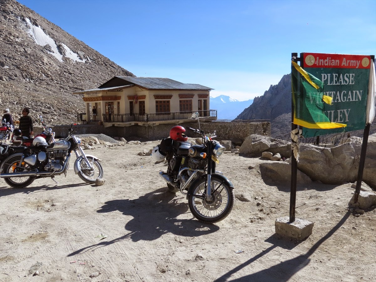 Our bikes in front of canteen Our bikes in front of canteen