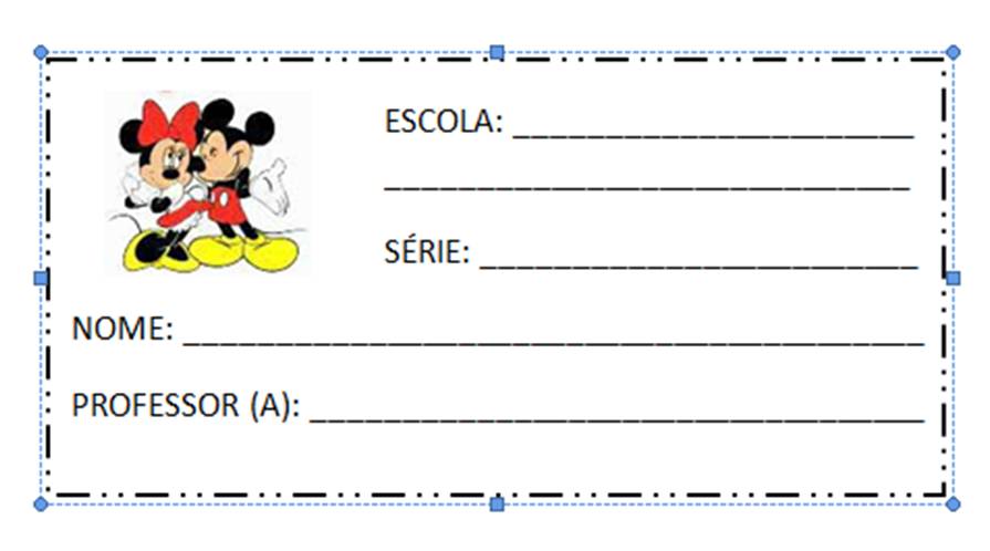 Modelos de Crachá para os alunos!-ESPAÇO EDUCAR