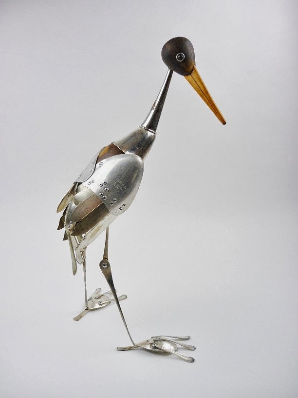 16-Stork-Sculptor-Recycled-Animal-Sculptures-Dean-Patman-Graphic-Design-www-designstack-co