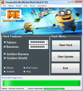 DESPICABLE ME CHEAT TOOL FOR ANDROID
