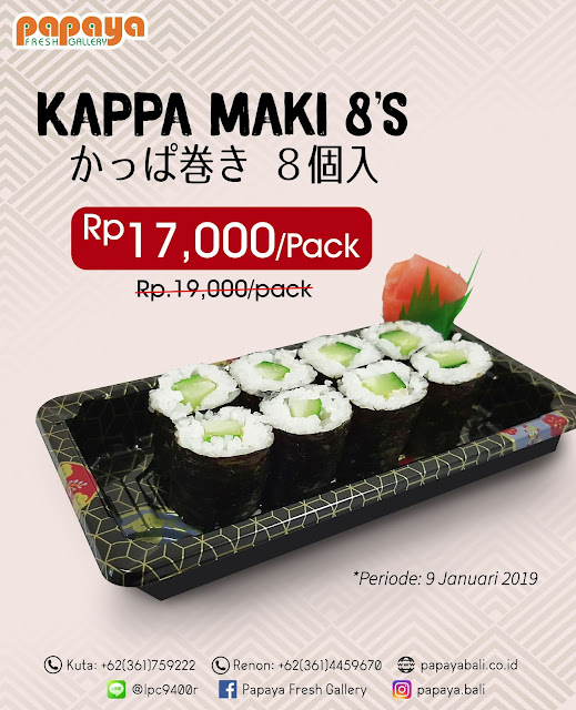 Papaya Bali Wednesday Promo PAPAYA FRESH GALLERY BALI