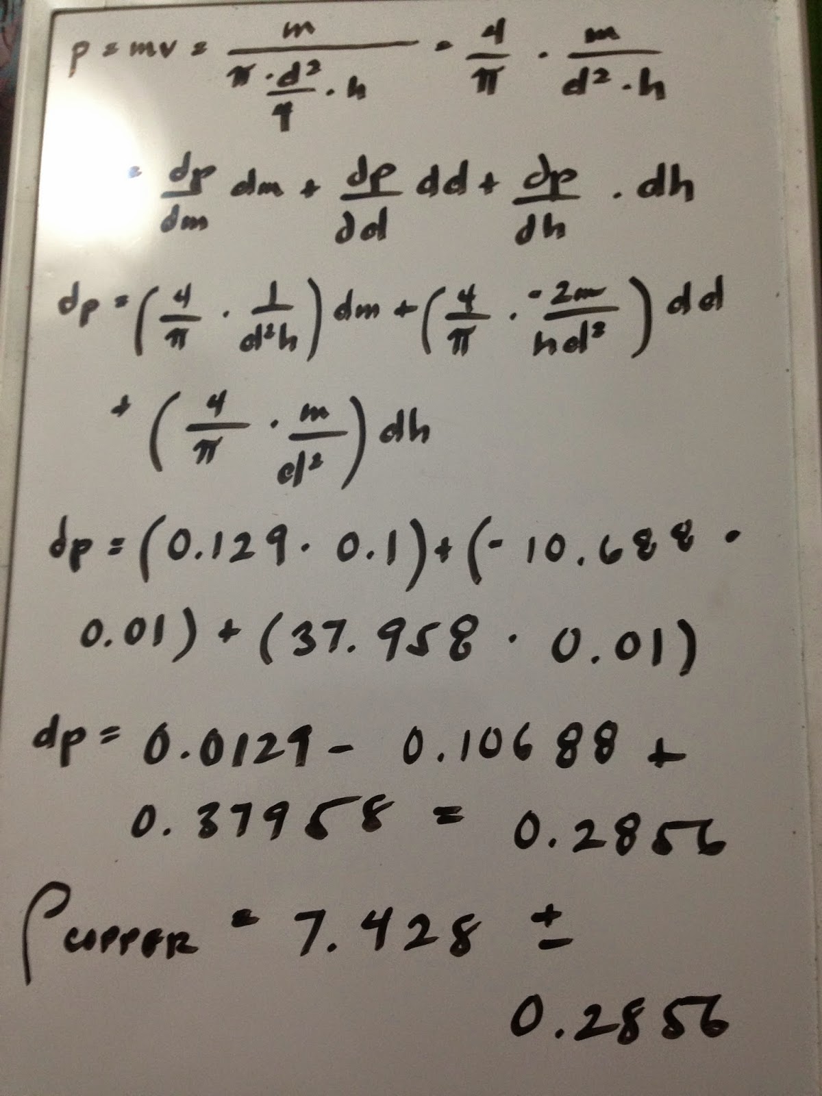 Phys4AF14 pfmacias 16Sept2014 Density of Metal Cylinders Lab 6 part 1
