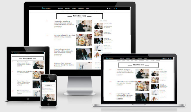 gampang blogger template