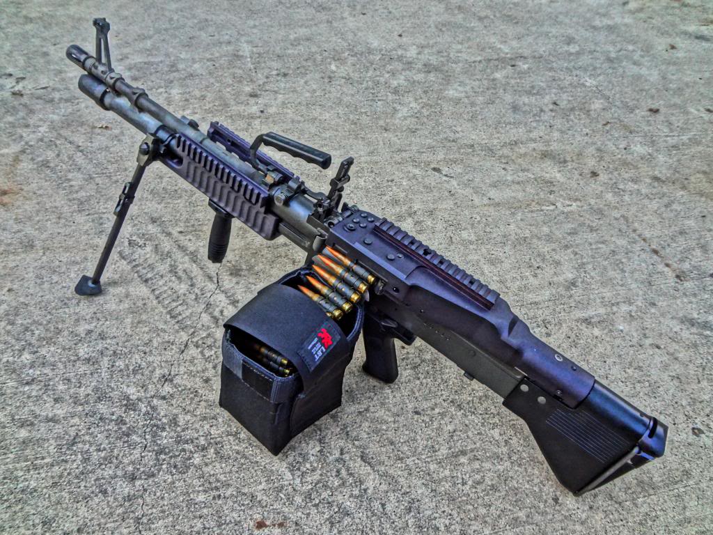 M60E4 7.62 × 51mm machine gun.