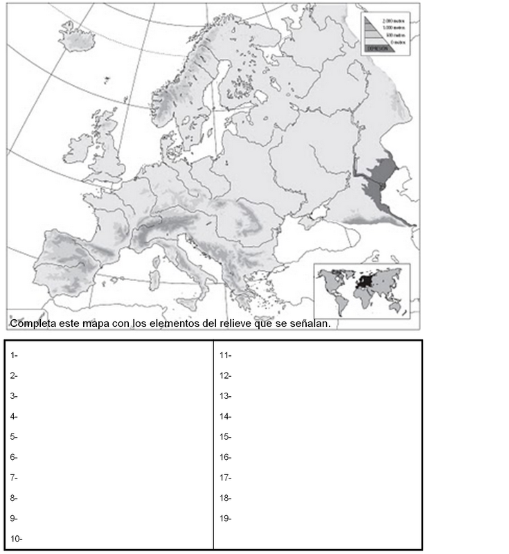 Mapas Mudos Para Imprimir De Europa Planeta Educarex