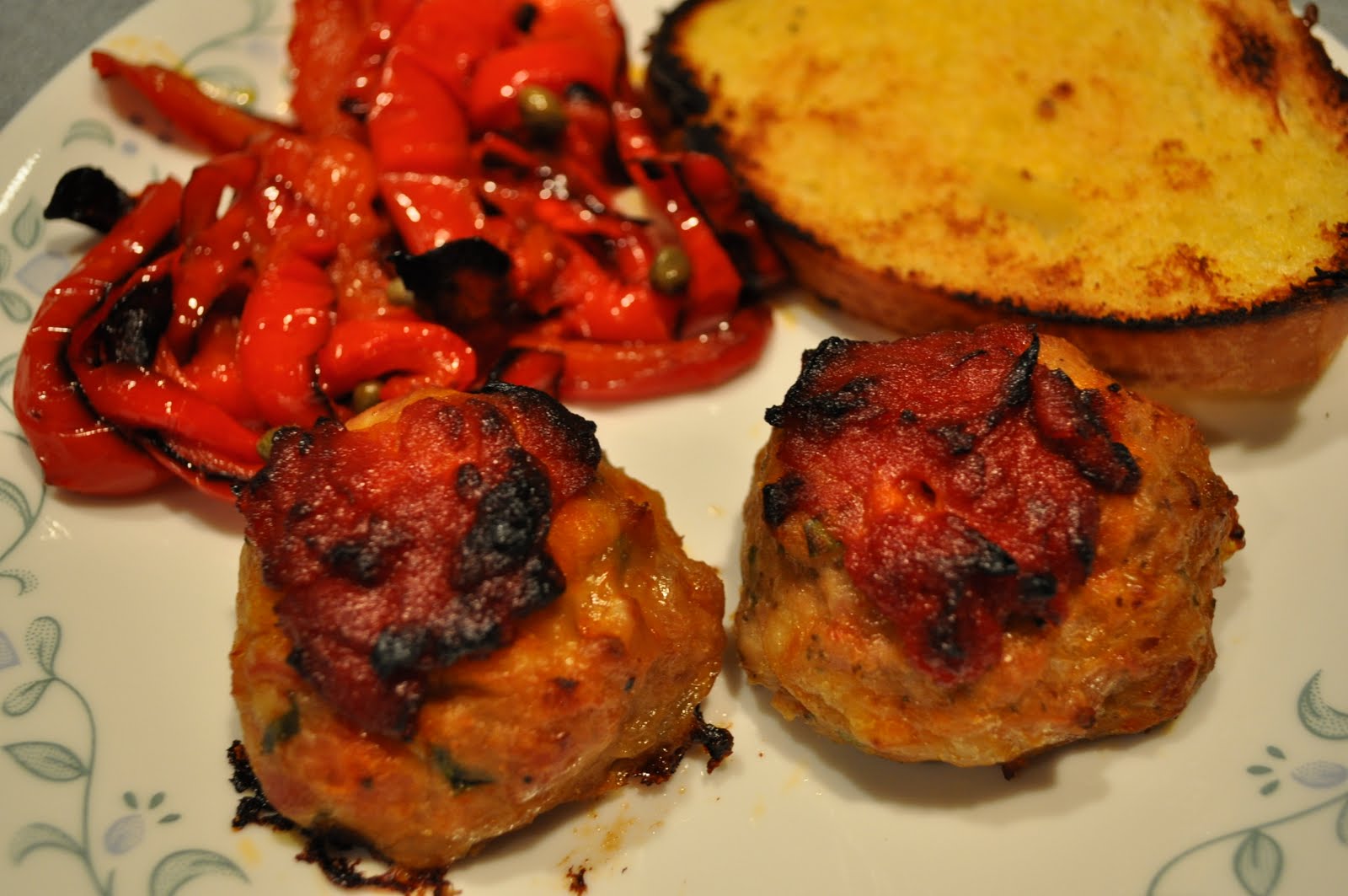 My Year of 25 Recipe 36 Baked Chicken Meatballs with Peperonata