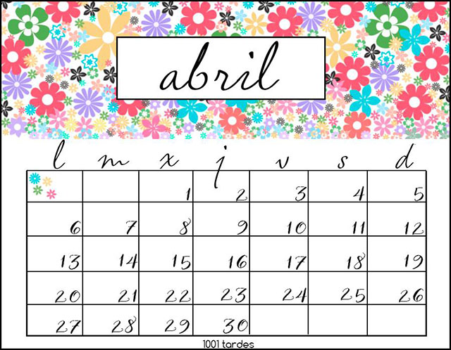 http://1001tardes.blogspot.com/2015/03/calendario-abril-2015.html