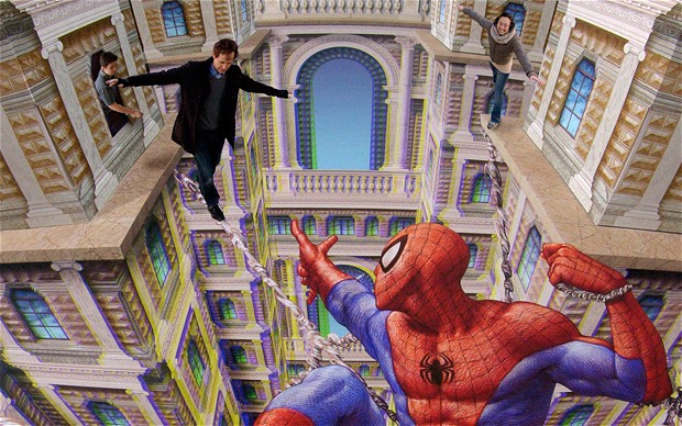 Spiderman Optical Illusions Pictures