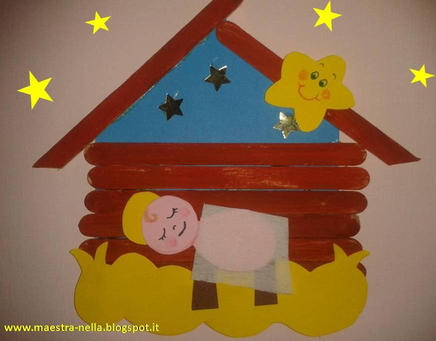 Maestra Nella Lavoretto Natalizio Con Gli Abbassalingua