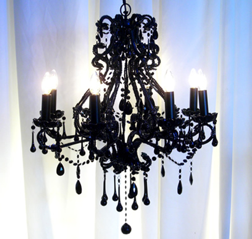 black bedroom chandelier