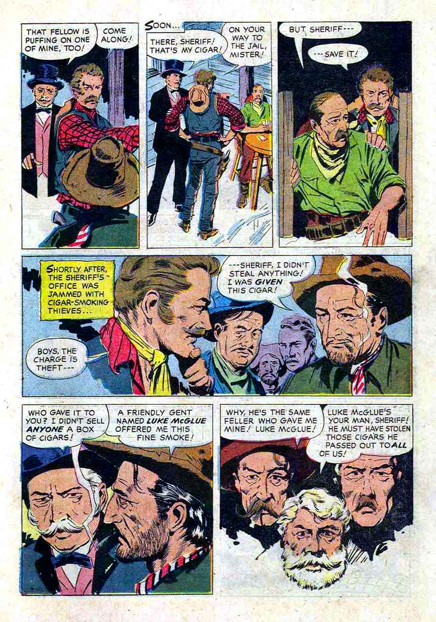 Gunsmoke v2 #12 golden silver age comic book page art by Al Williamson