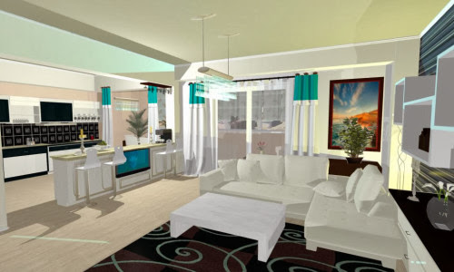 design - interior - living - partament - 3 camere
