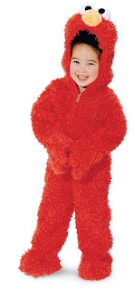 Sesame Street Elmo Plush Delux Toddler Costume