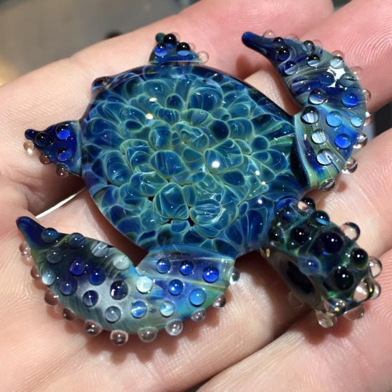 As lindas esculturas orgânicas de vidro de Paul Katherman Paul Katherman Glass esculturas de vidro brilhantes pingentes orgânicas cores