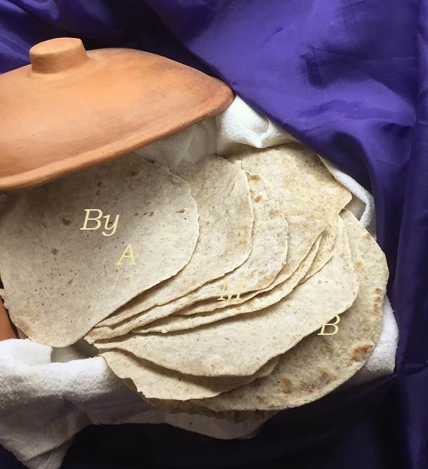 Fajitas o Tortillas Integrales (pitta, flatbread, pan plano)