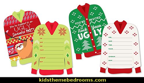 ugly sweaters - Christmas ugly sweaters  - decorate yourself - womens ugly sweaters - ugly mens sweaters - embellished ugly sweaters - fun sweaters - novelty sweaters - Christmas party sweaters - quirky party sweaters - Christmas party hats - peppermint candy cane Leggings -