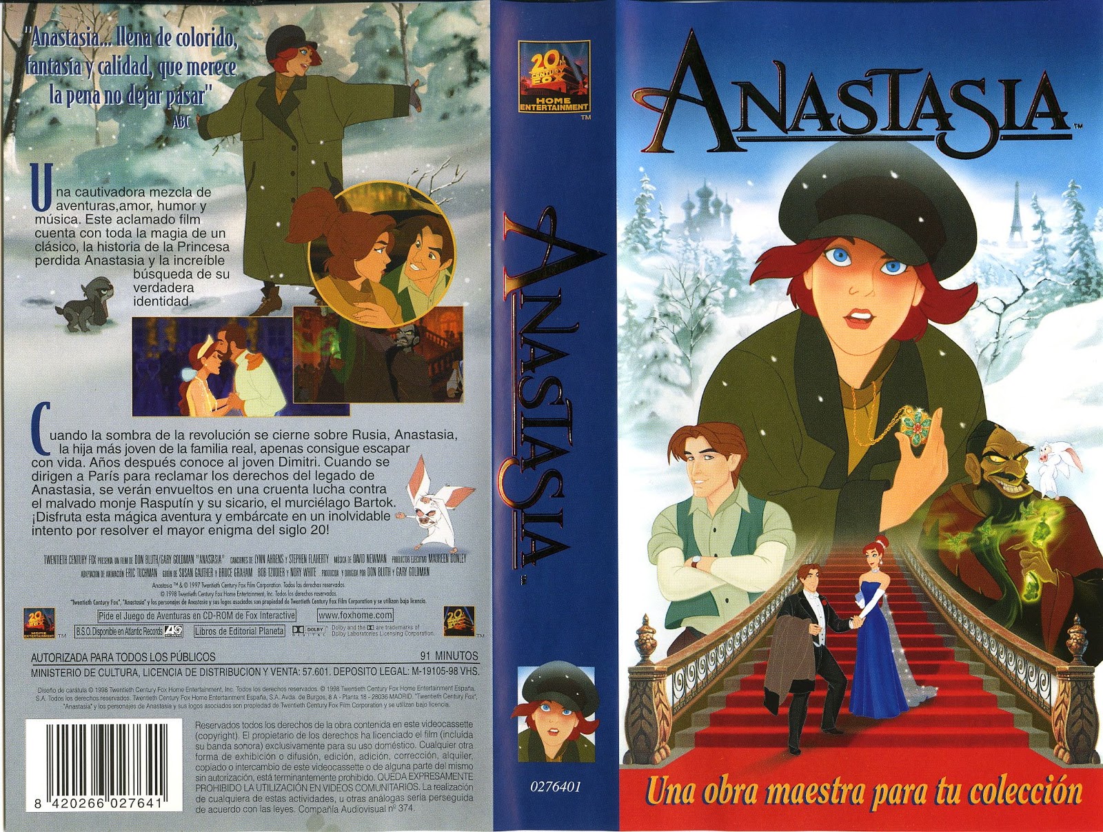 Opening to anastasia 1998 vhs