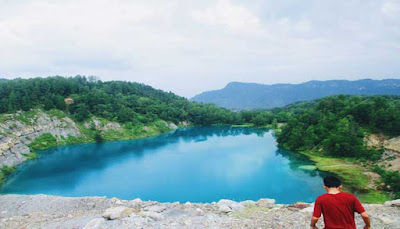 Menikmati Keindahan Danau Biru Di Sawahlunto Danau Biru Sawahlunto
