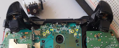 Newer style Xbox One joypad pin-outs.