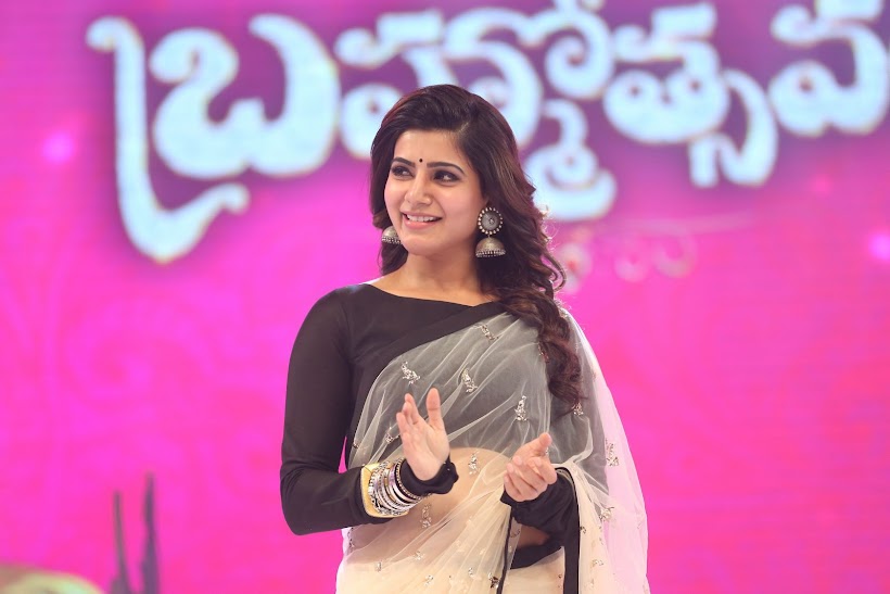 Samantha Ruth Prabhu photos from Brahmostsavam Audio Launch 48