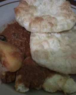 roti puri, cara hasilkan roti puri kembung