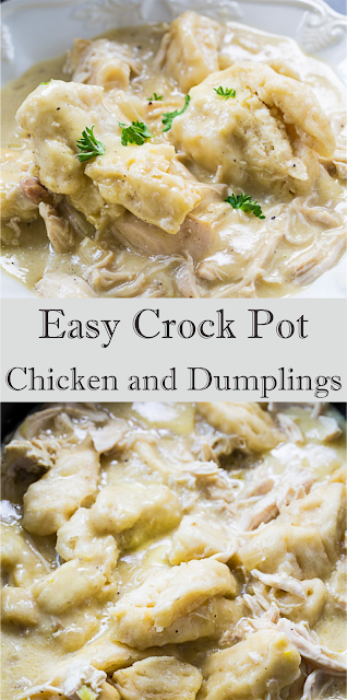 Easy Crock Pot Chicken and Dumplings | Think food