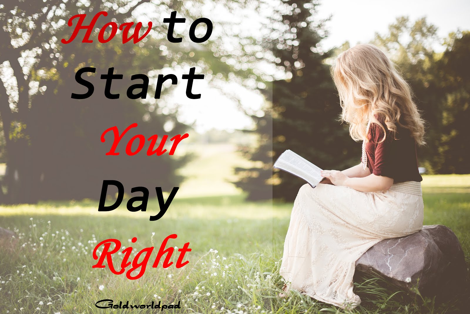 Best Way To Start Your Day How to Start Your Day Right: 4 Easy Steps to Have a Great Day