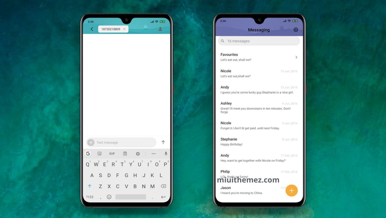 iOS 10 MIUI 11 Theme