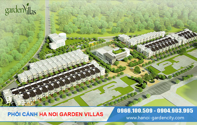 Cần bán Liền kề, biệt thự Vip dự án mặt phố 25 Vũ Ngọc Phan Phoi-canh-biet-thu-Garden-Villas