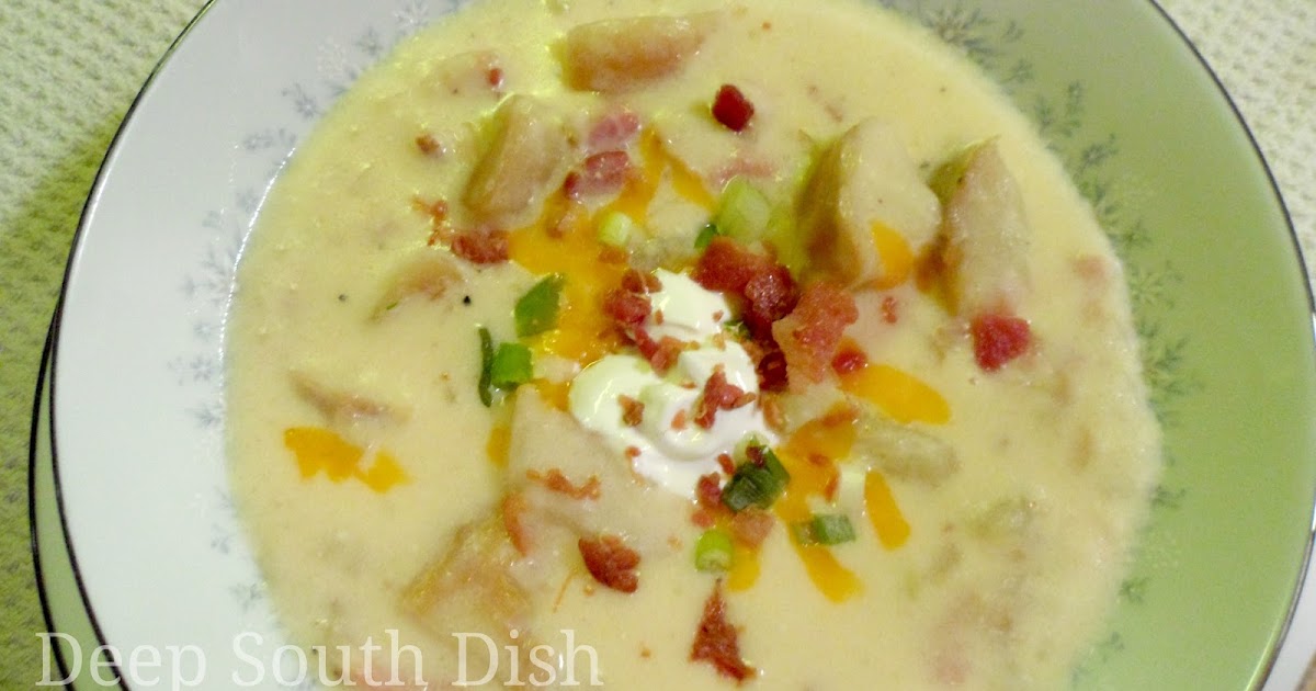 Deep South Dish: Slow Cooker Potato Soup