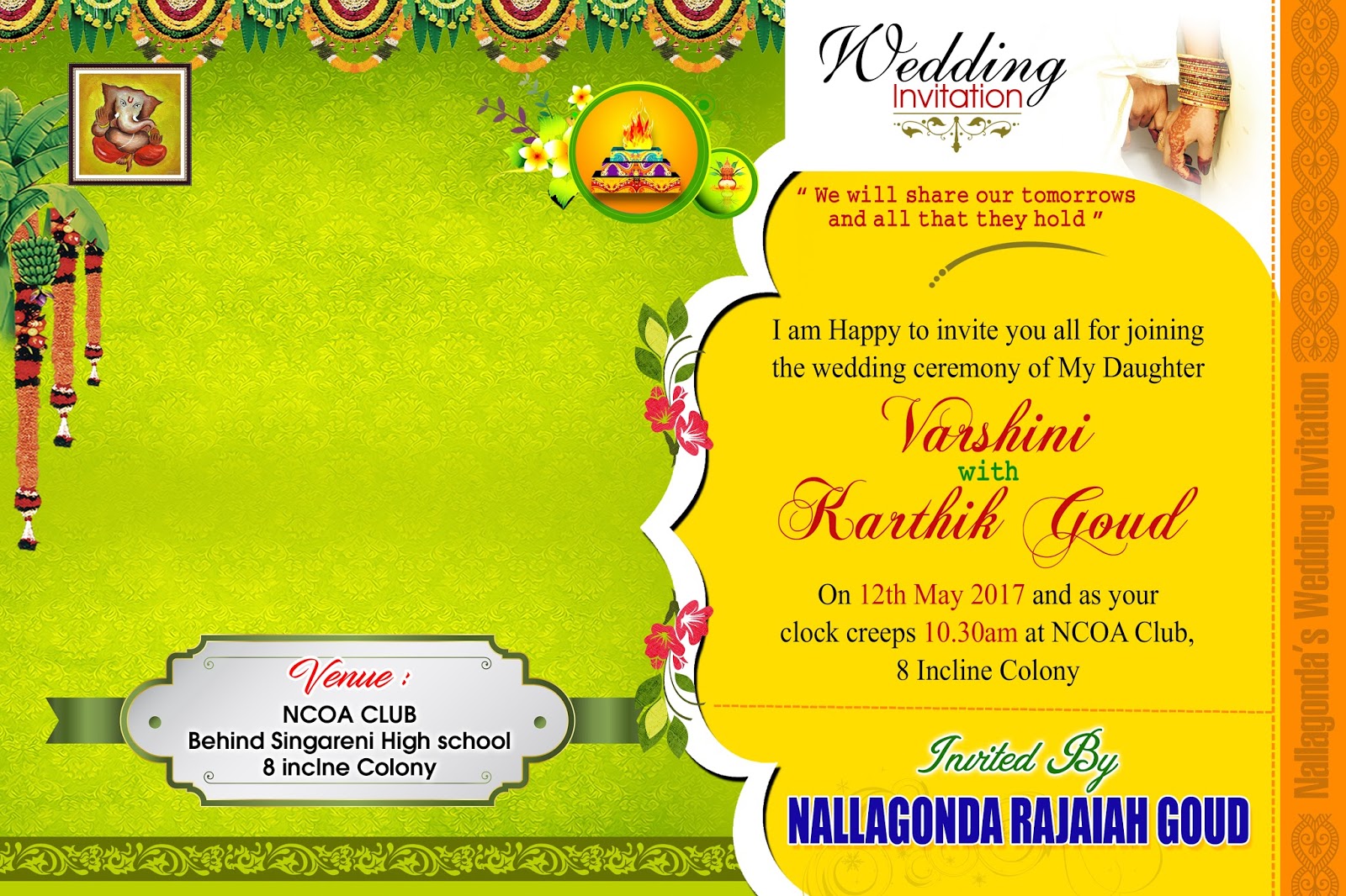 Wedding Invitation Card Template Psd Free Download Free Printable 