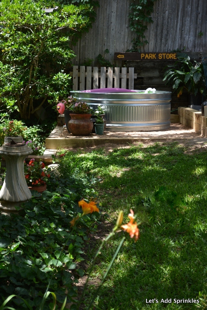 Let's Add Sprinkles Setting Up A Stock Tank Pool