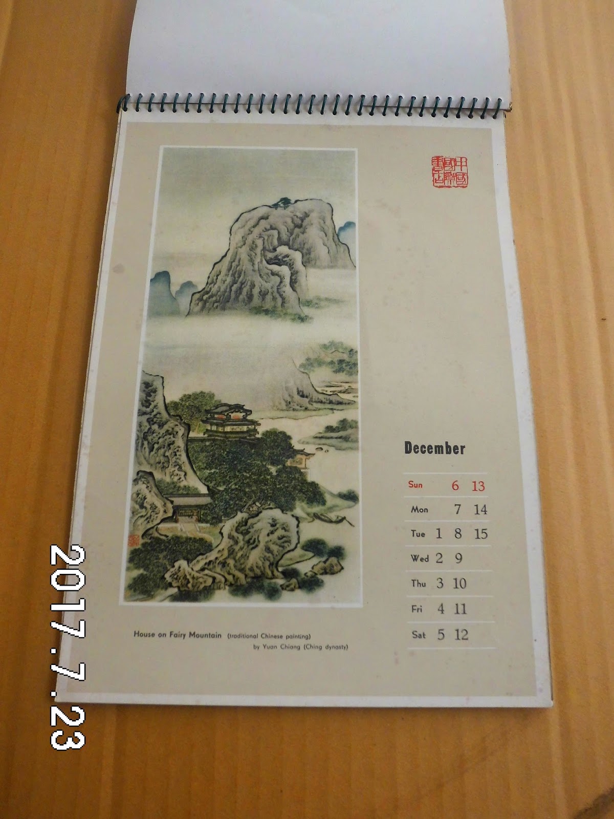 Toko Buku Bekas Online Paksrimo 2: Kalender Cina tahun 1964 / Kalender 