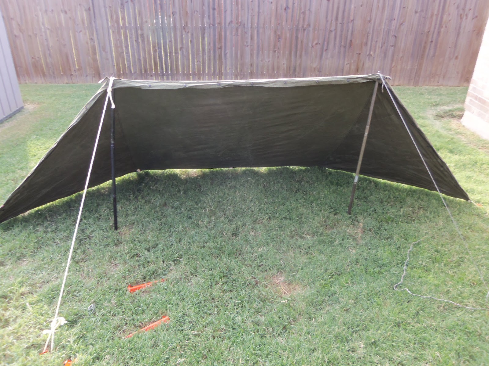 OutdoorEnvy Shelter halves, prepping for winter shelter