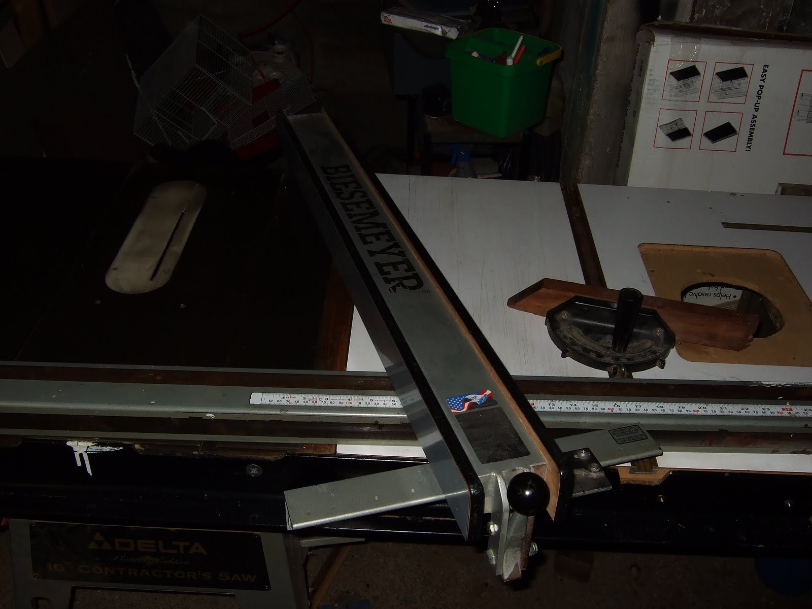 The Online Yard Sale Lot 270 Delta table saw with router table