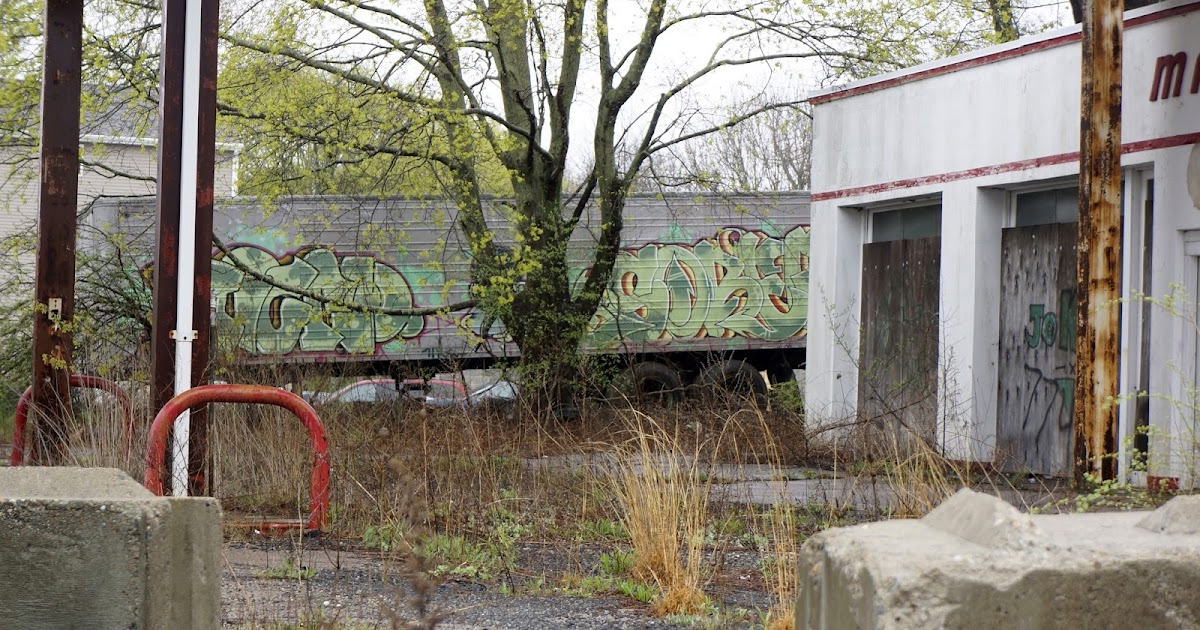 Abandoned Reflections Gas Station Graff