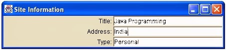 Input Dialog Boxes in Java Swing