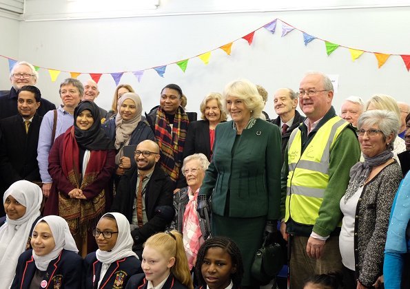 The Duchess of Cornwall visited Malmesbury Residents Association