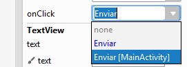 Evento onClick Android Studio