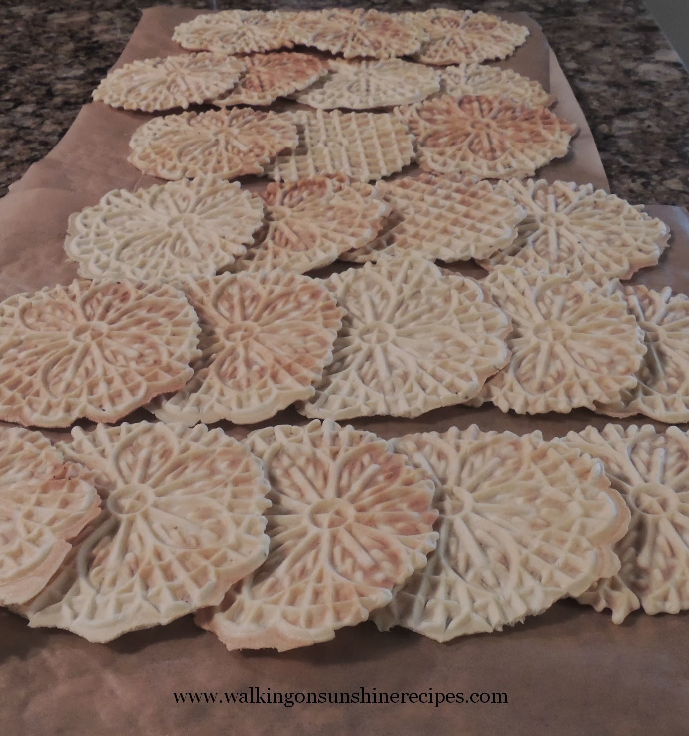 Recipe: Italian Pizzelle Cookies - A Holiday Tradition| Walking On ...