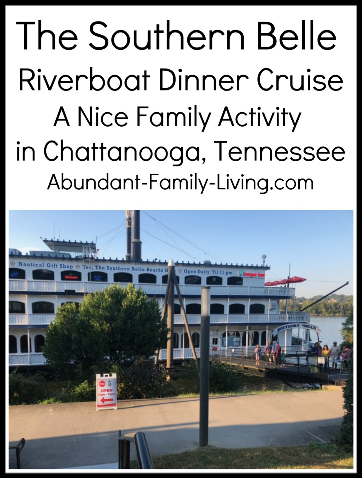 dinner on the riverboat chattanooga tn